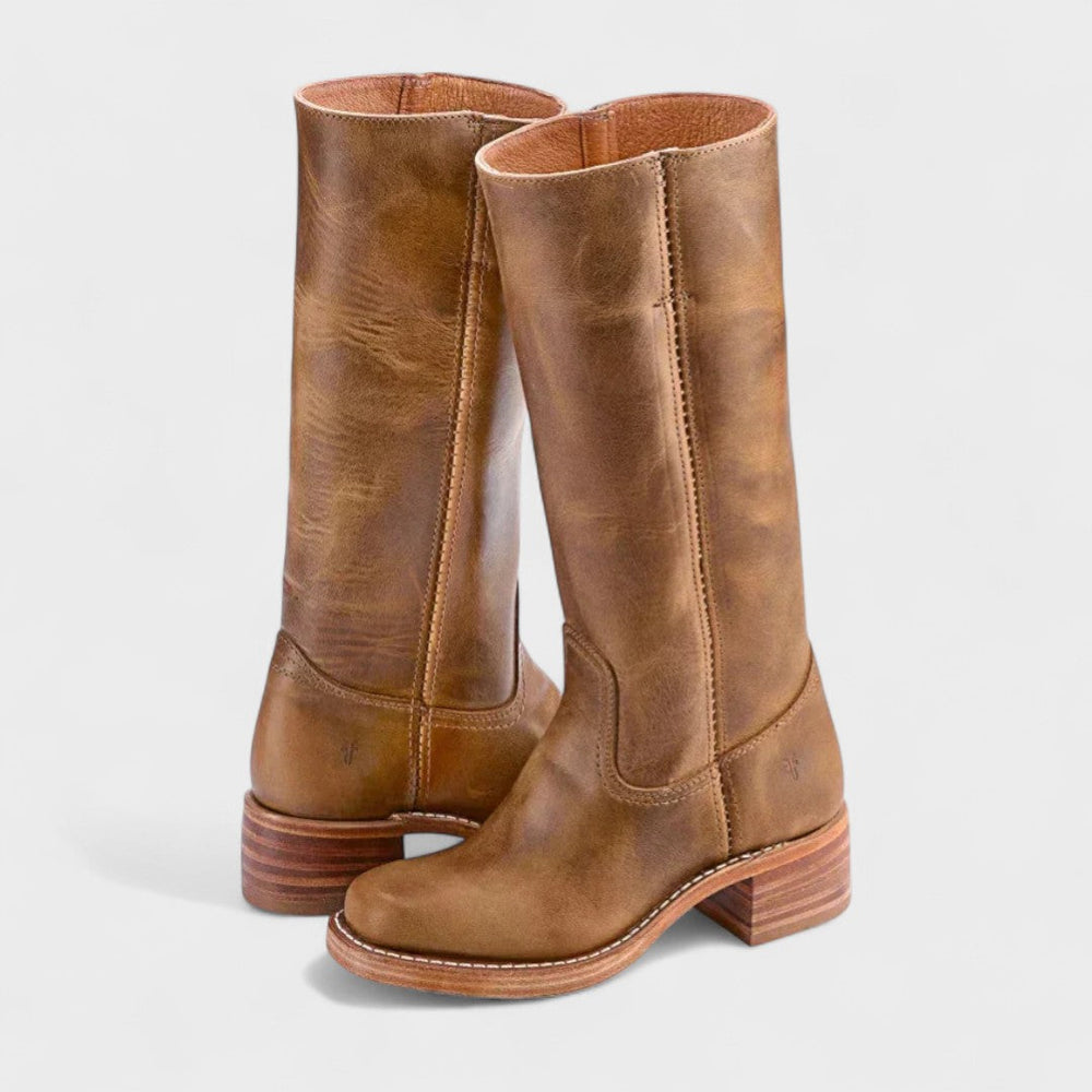 Maud - Women's Tall Riding Knee High Boots