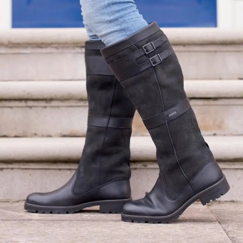 Minerva - Women's Waterproof Pull On Knee High Boots