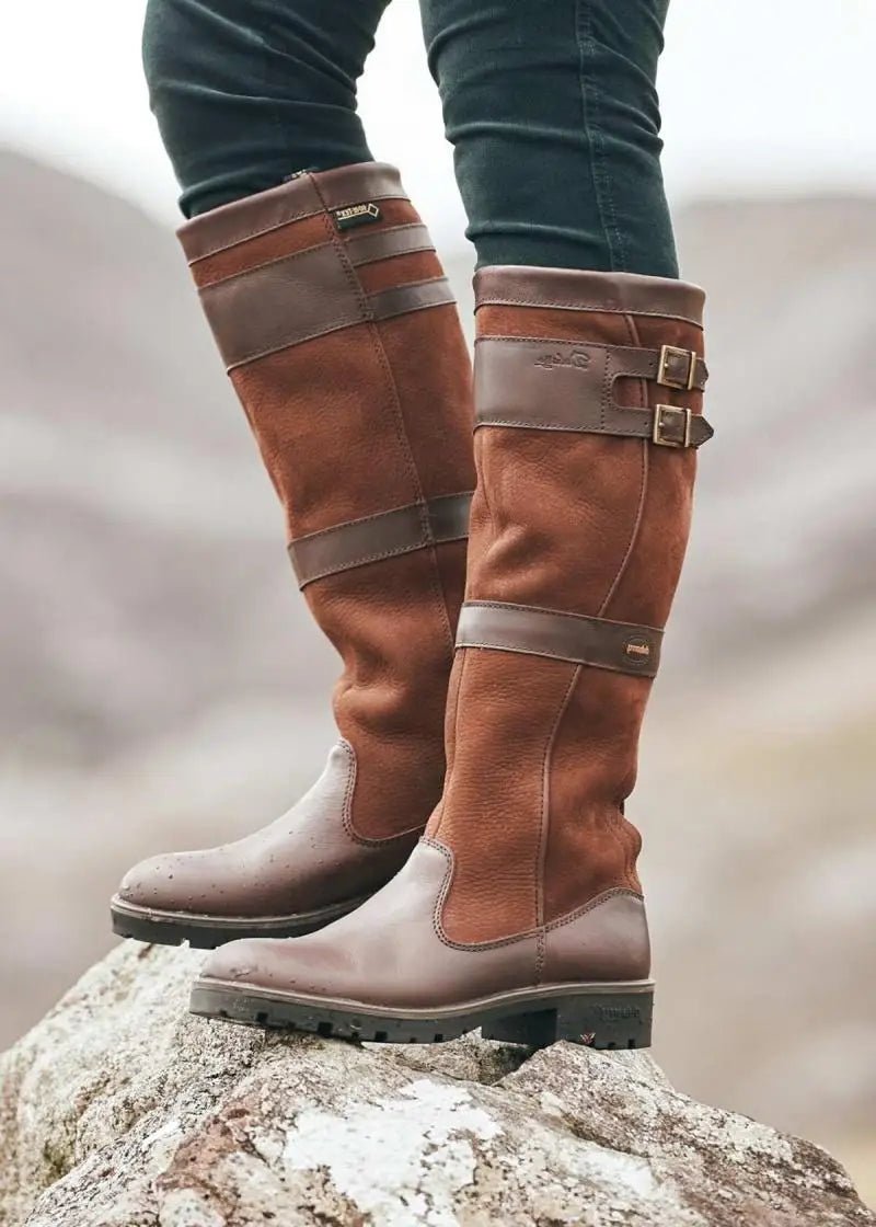 Minerva - Women's Waterproof Pull On Knee High Boots