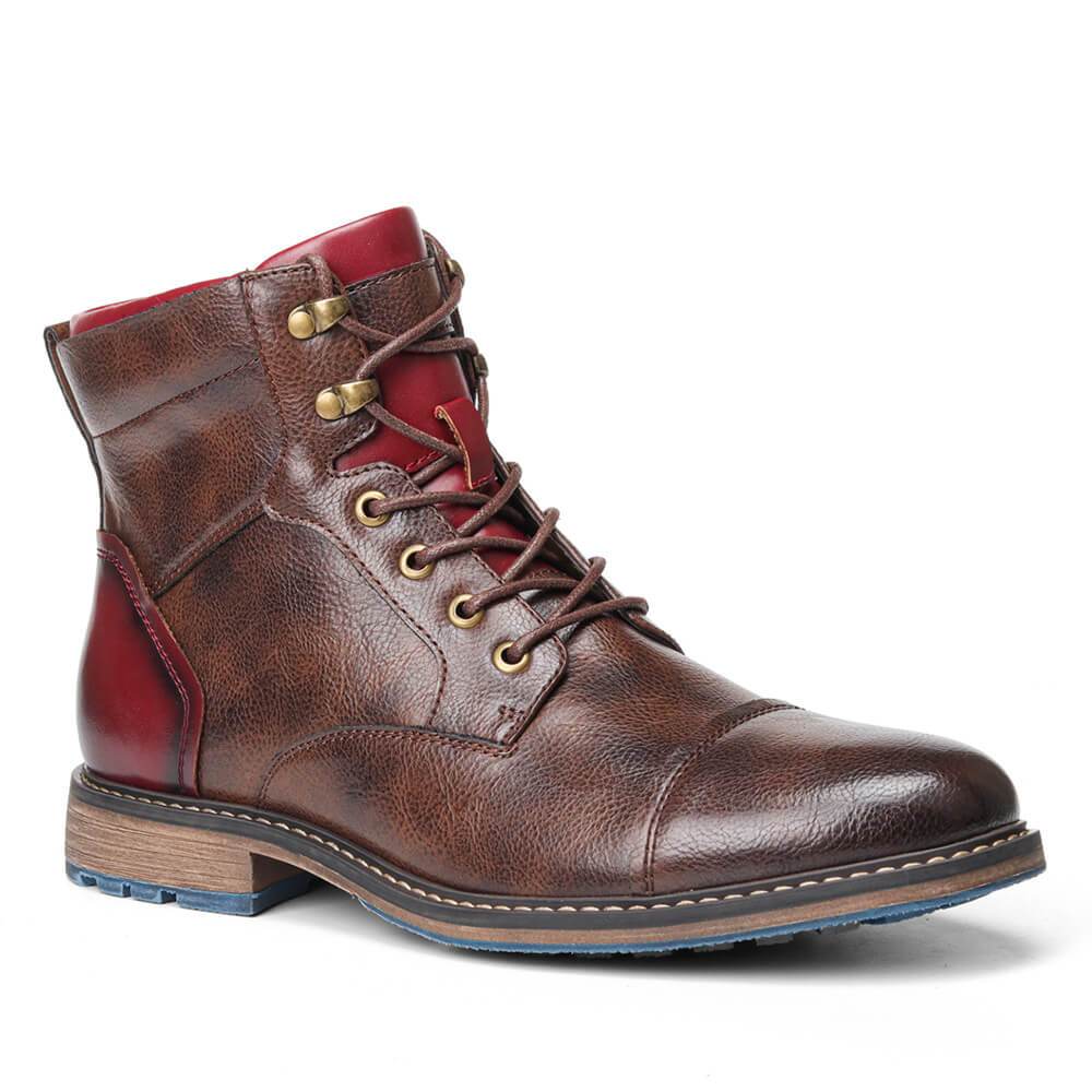 Nathaniel - Men's Leather Lace Up Boots