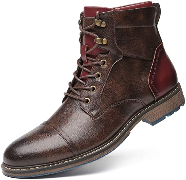 Nathaniel - Men's Leather Lace Up Boots