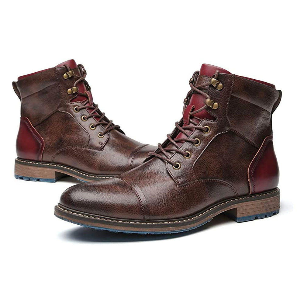 Nathaniel - Men's Leather Lace Up Boots
