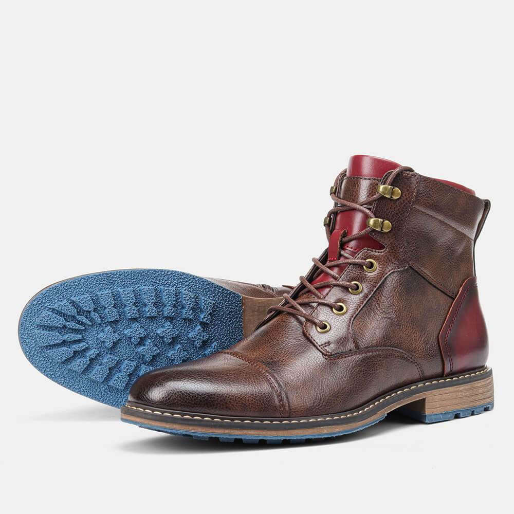 Nathaniel - Men's Leather Lace Up Boots