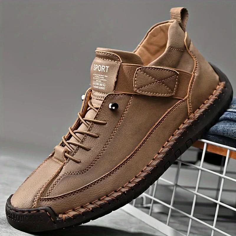 Nell - Women's Leather Slip On Sneakers