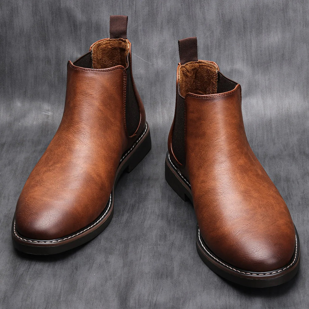 Nikolai - Men's Leather Chelsea Boots