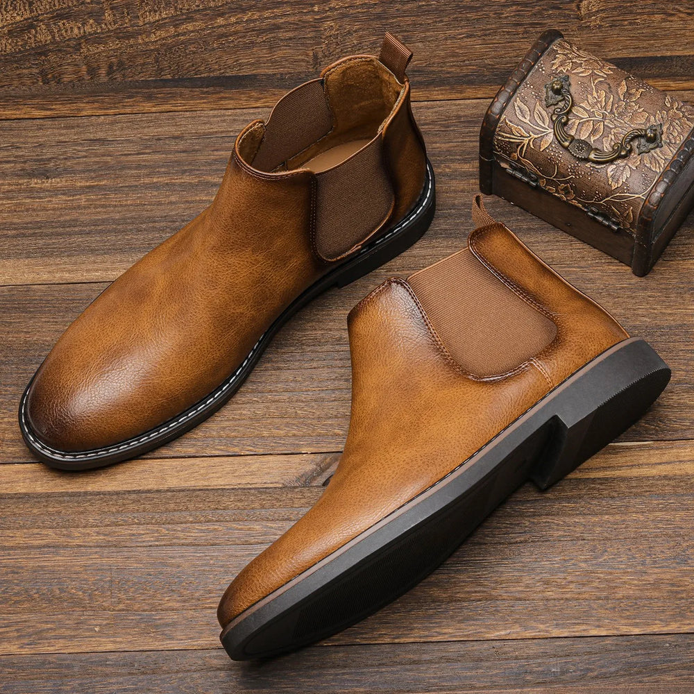 Nikolai - Men's Leather Chelsea Boots