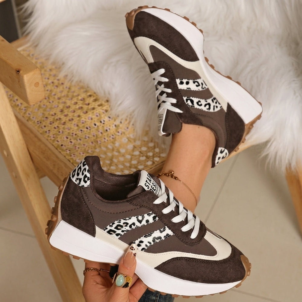 Noelle - Women's Lace Up Retro Sneakers
