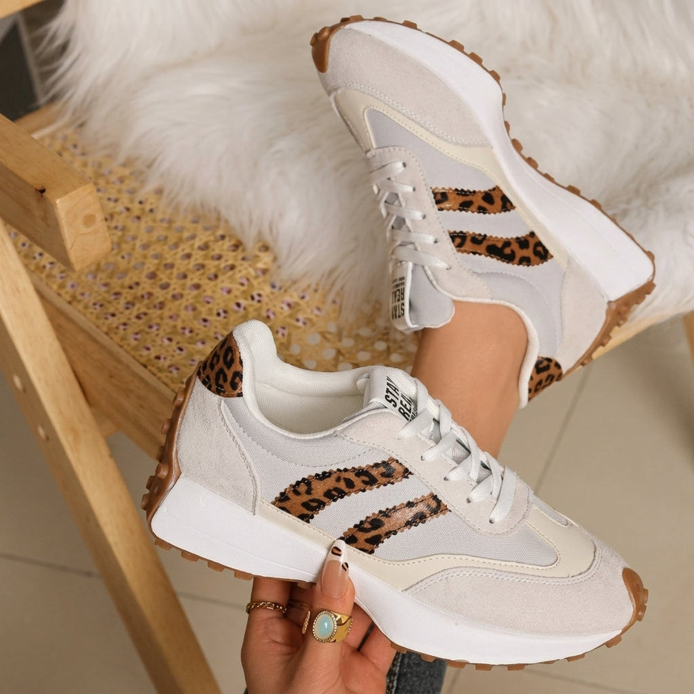 Noelle - Women's Lace Up Retro Sneakers