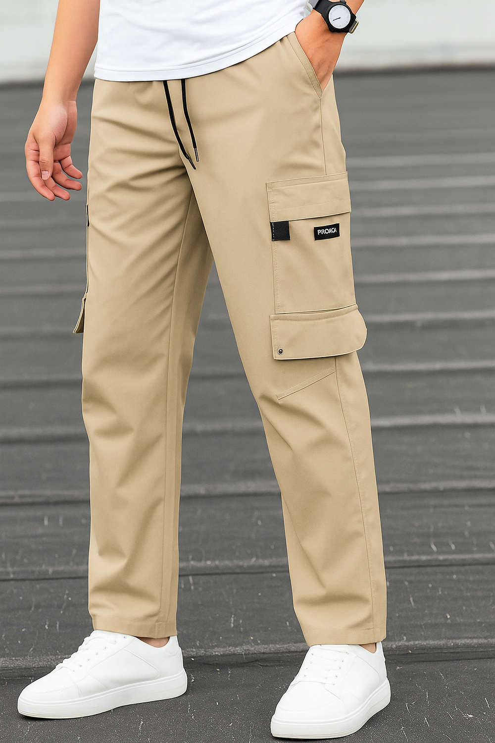 Percival - Men's Cargo Drawstring Pants