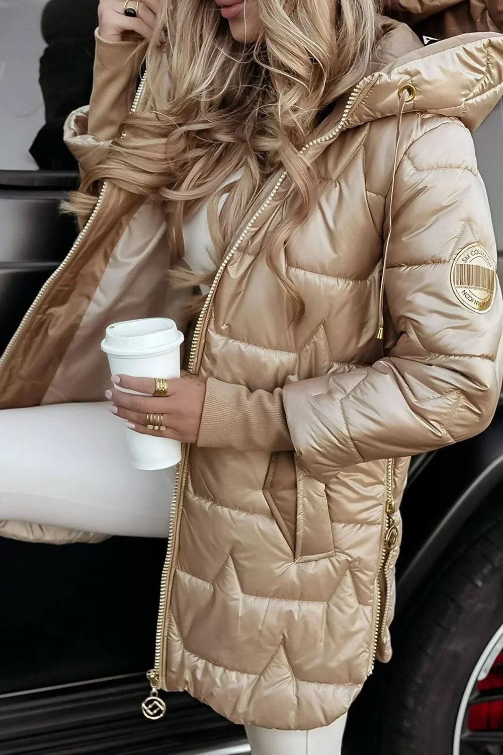 Perrine - Women's Quilted Hooded Coat