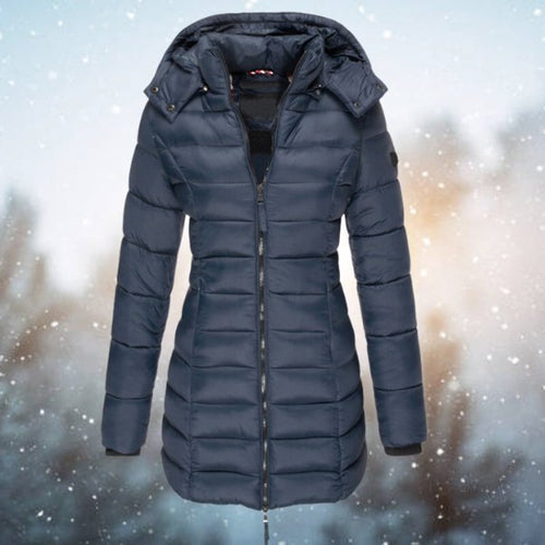 Petra - Women's Long Hooded Puffer Jacket