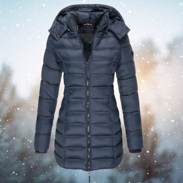 Petra - Women's Long Hooded Puffer Jacket