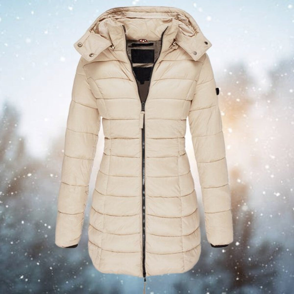 Petra - Women's Long Hooded Puffer Jacket
