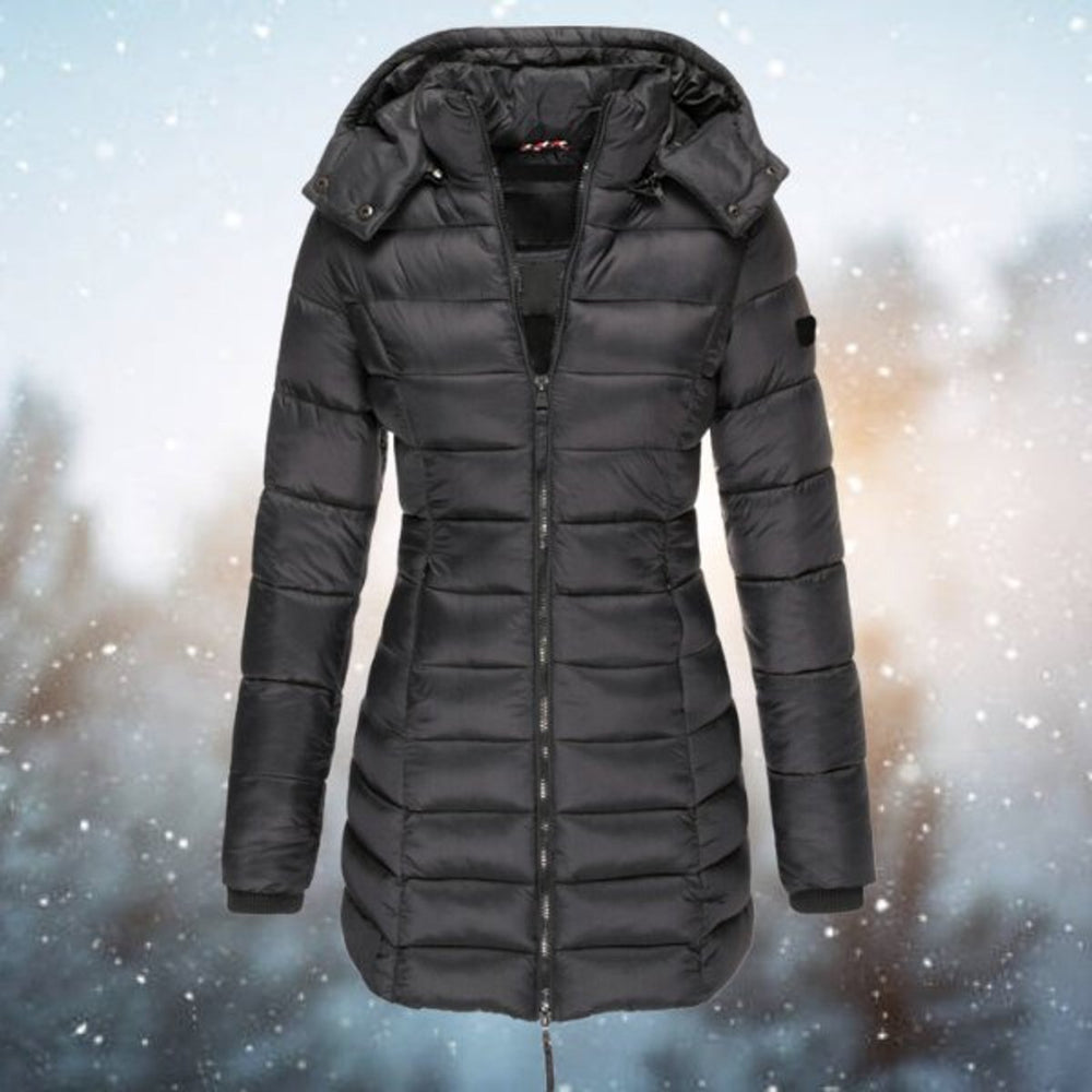 Petra - Women's Long Hooded Puffer Jacket
