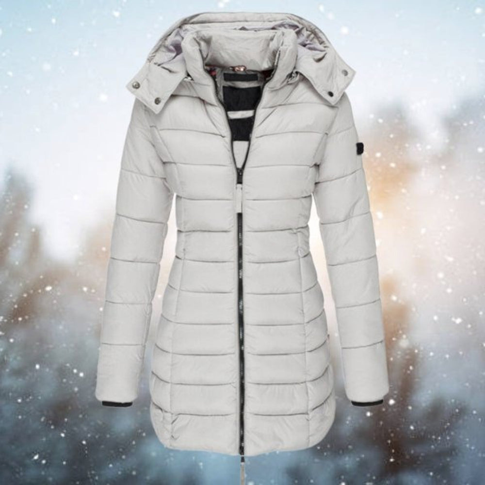 Petra - Women's Long Hooded Puffer Jacket
