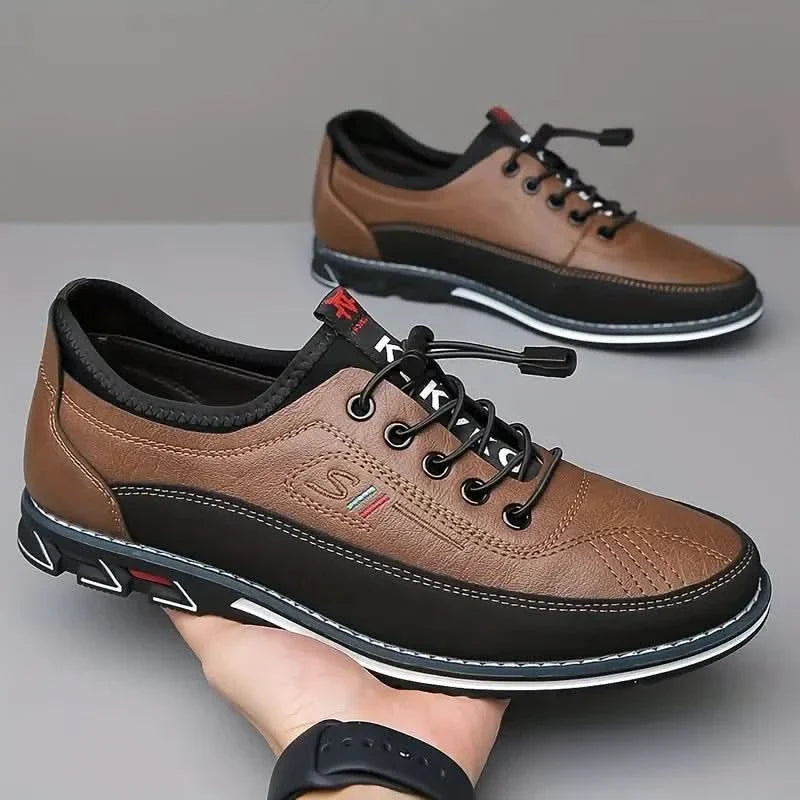 Quinlan - Men's Leather Lace Up Shoes