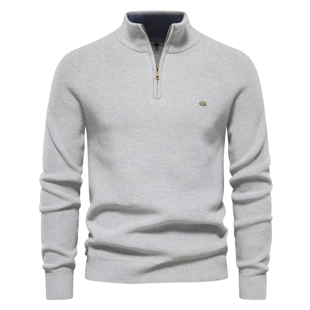 Rufus - Men's Knit Zip Up Sweater