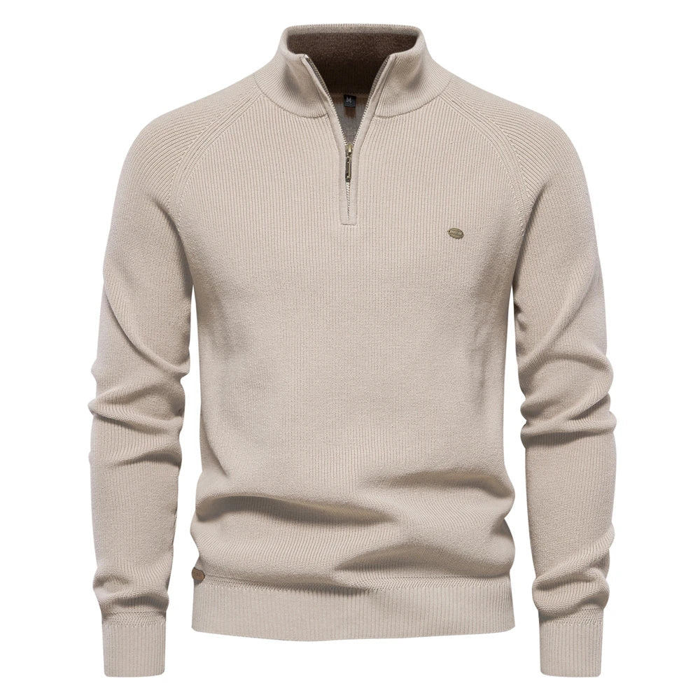 Rufus - Men's Knit Zip Up Sweater
