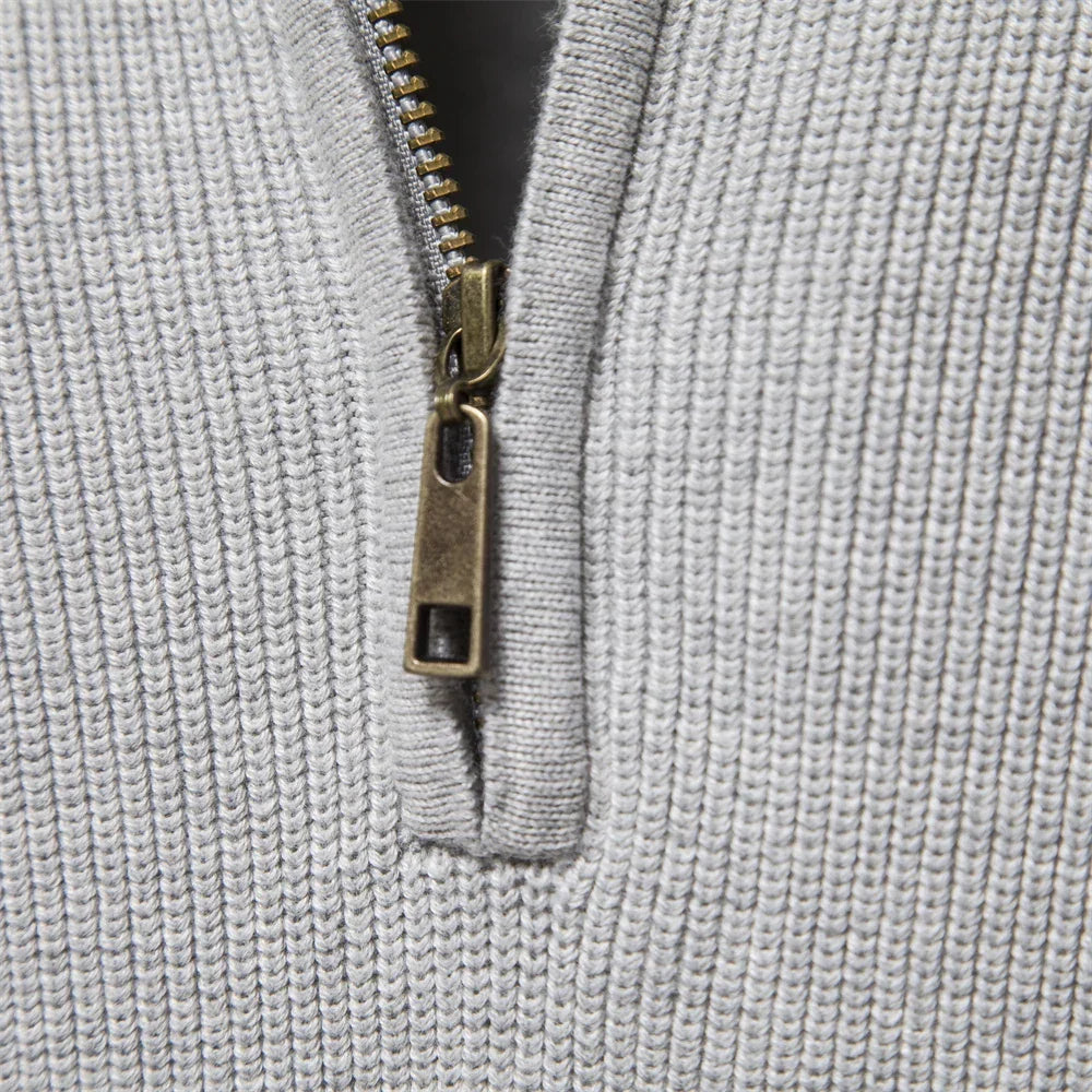 Rufus - Men's Knit Zip Up Sweater