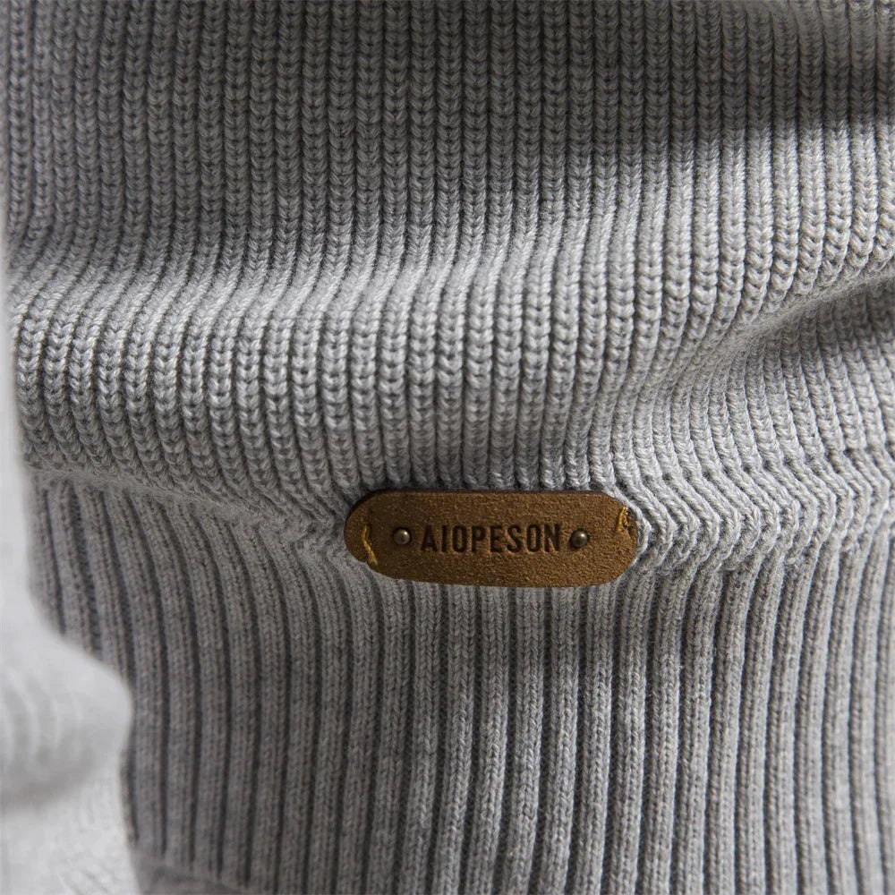 Rufus - Men's Knit Zip Up Sweater