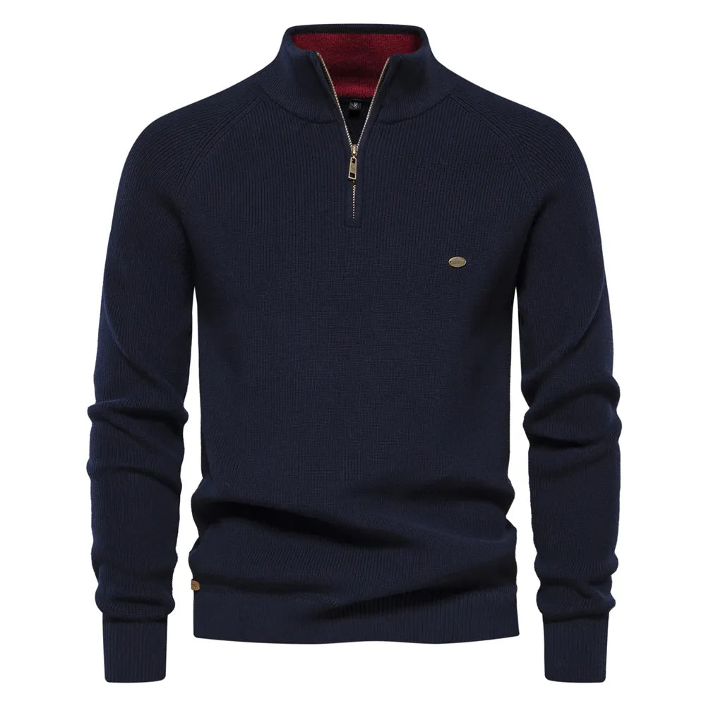 Rufus - Men's Knit Zip Up Sweater