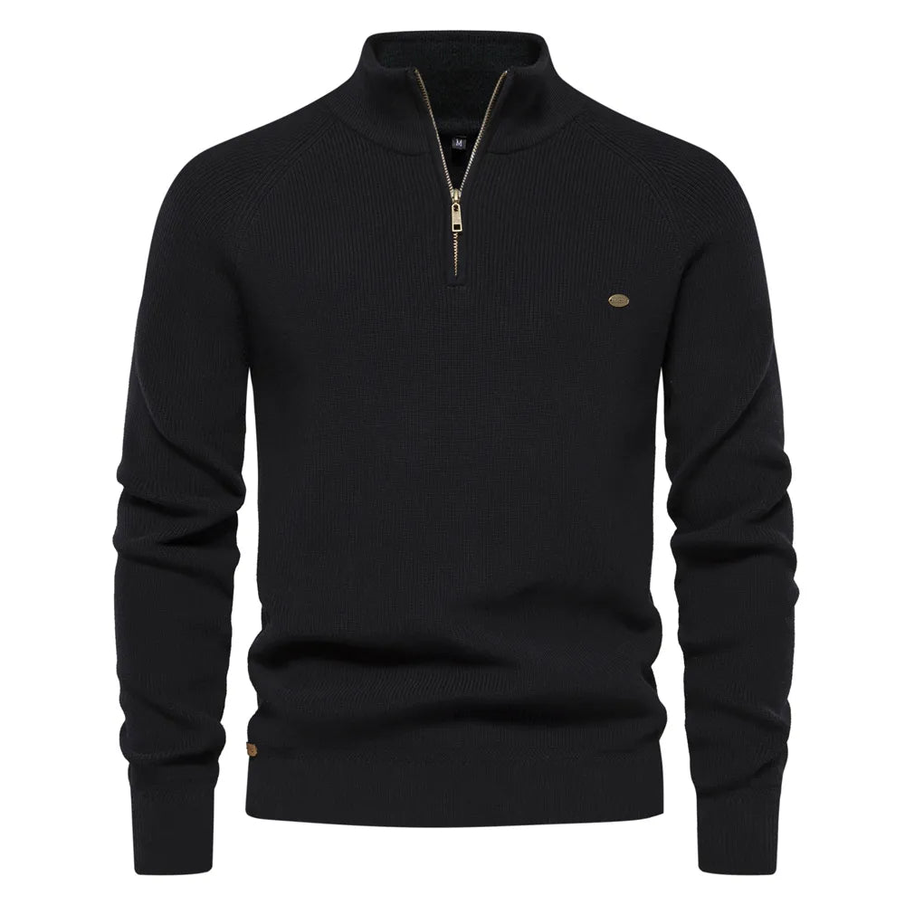 Rufus - Men's Knit Zip Up Sweater