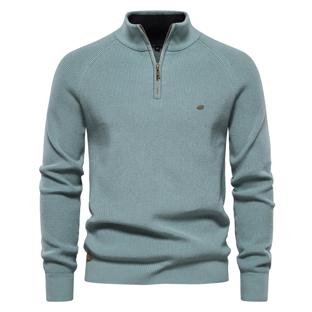 Rufus - Men's Knit Zip Up Sweater