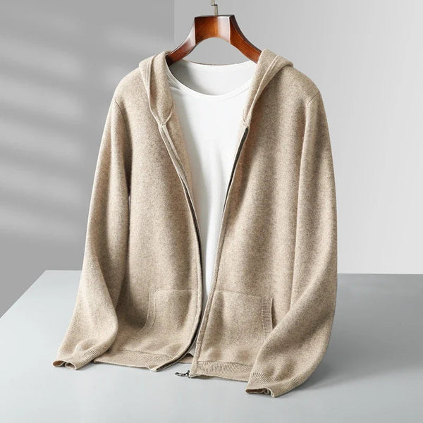 Rupert - Men's Knit Zip Up Sweater