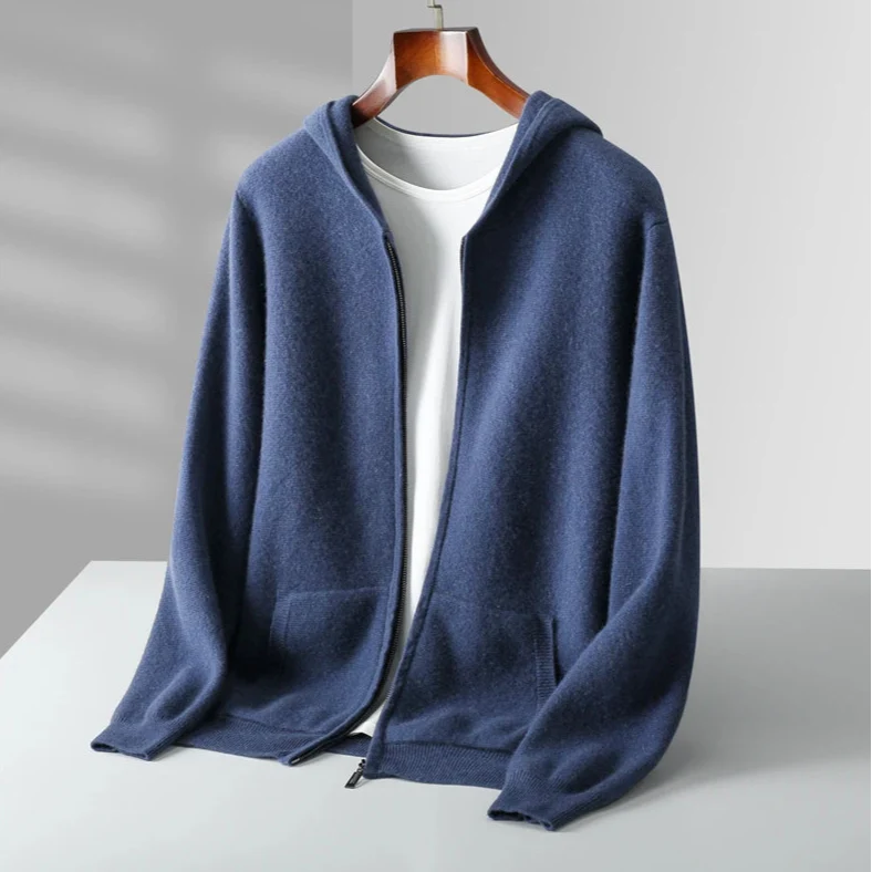 Rupert - Men's Knit Zip Up Sweater