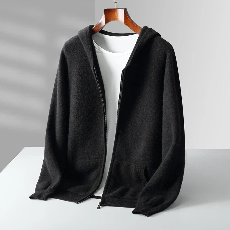 Rupert - Men's Knit Zip Up Sweater