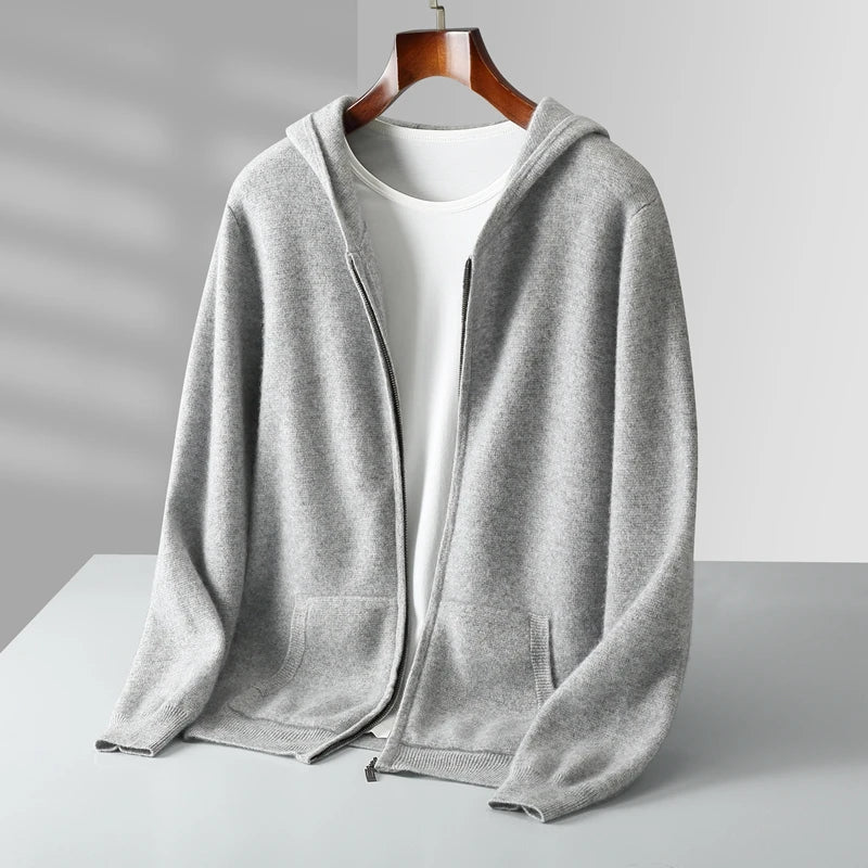 Rupert - Men's Knit Zip Up Sweater
