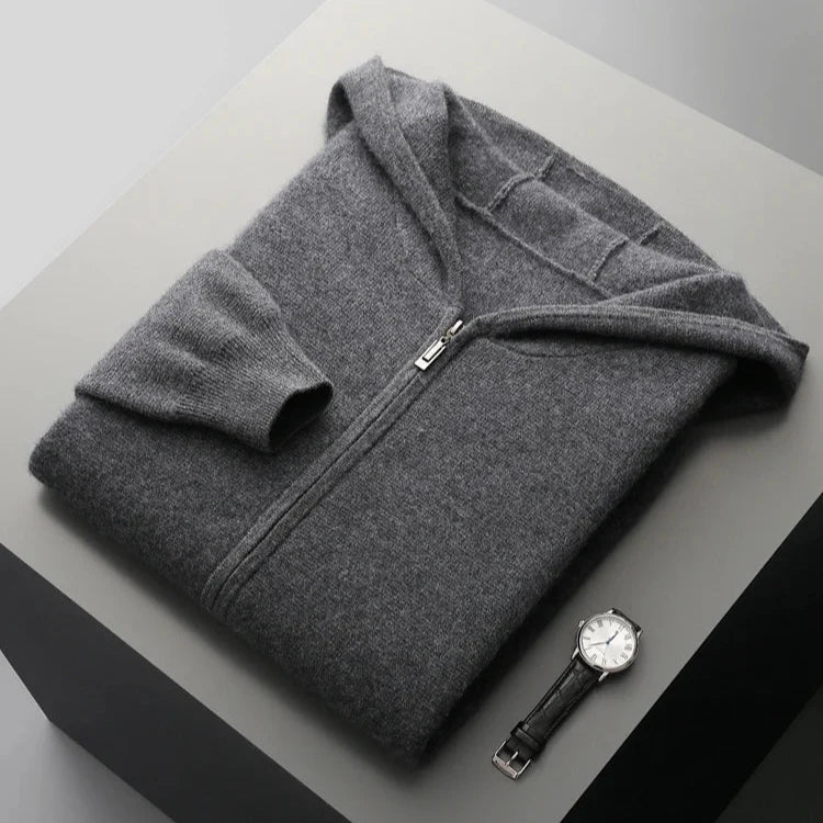 Rupert - Men's Knit Zip Up Sweater