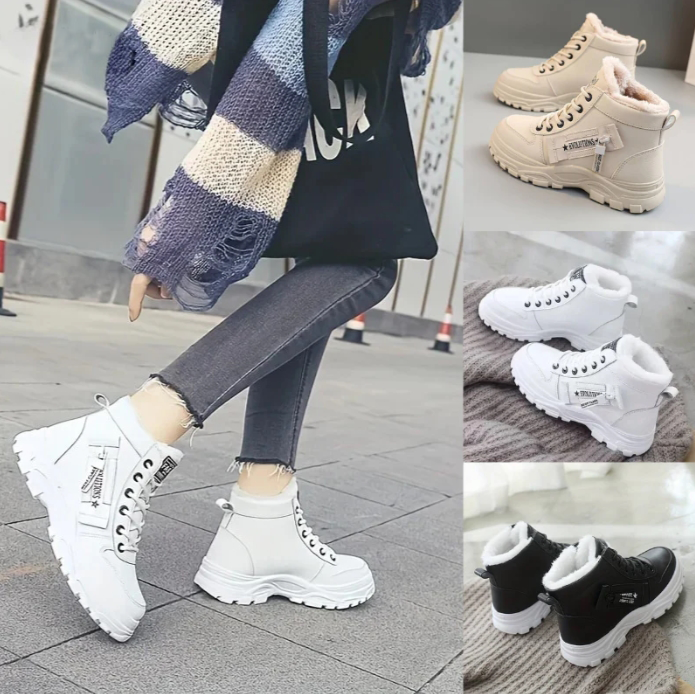 Ruth - Women's Fur Lined Lace Up Winter Boots