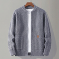 Sigmund - Men's Ribbed Zip Up Sweater