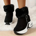 Simone - Women's Fur Cuff Platform Winter Boots