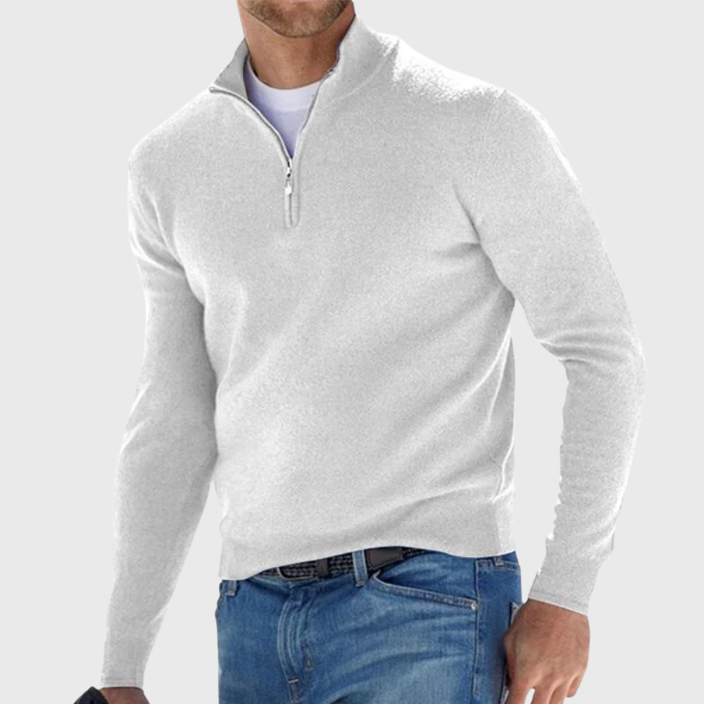 Sylvain - Men's Knit Zip Up Sweater