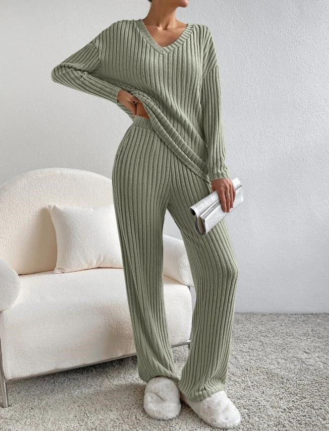 Tabitha - Women's Knit Two Piece Lounge Set