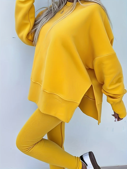 Tilda - Women's Knit Pullover Lounge Set