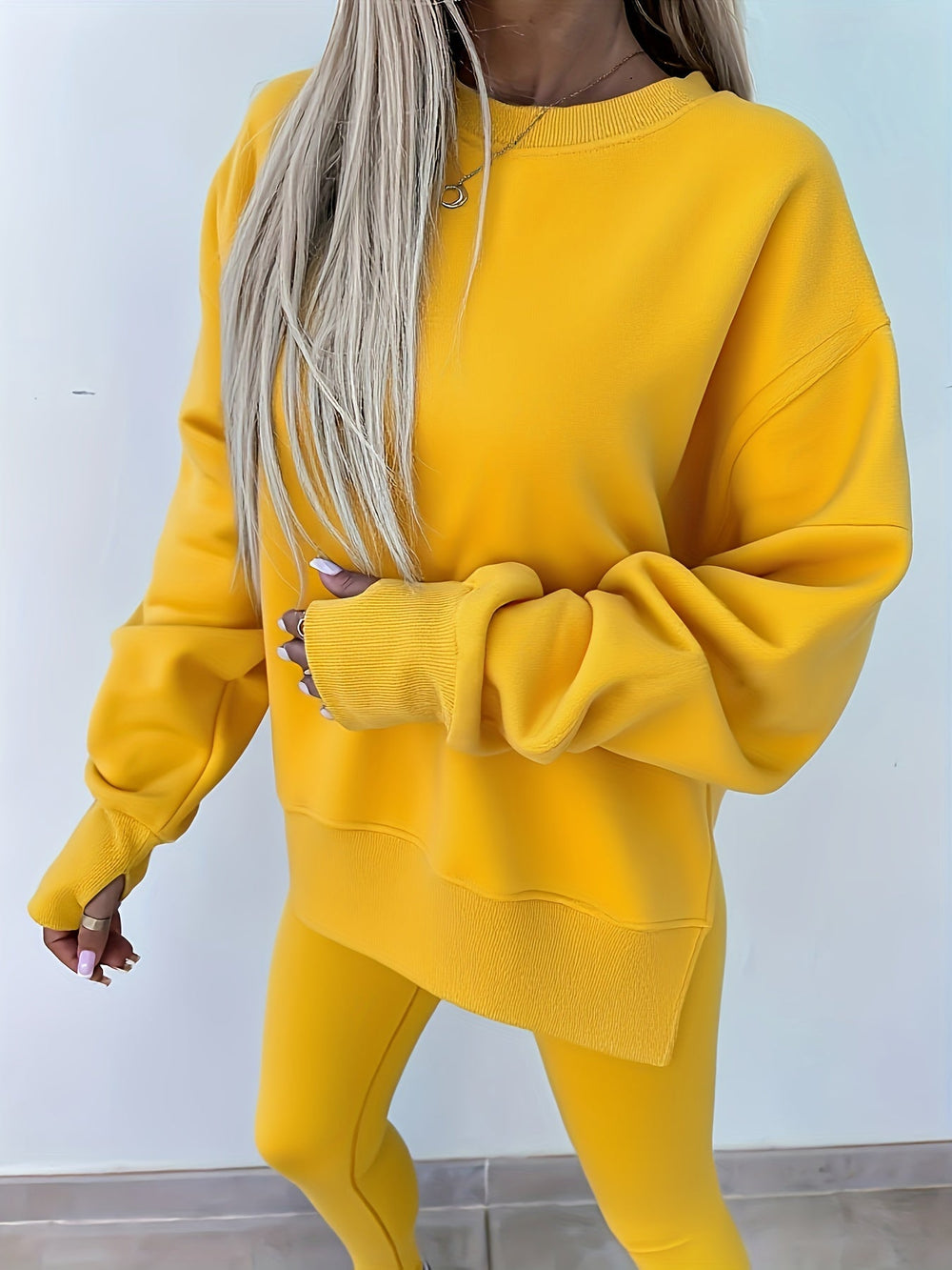 Tilda - Women's Knit Pullover Lounge Set