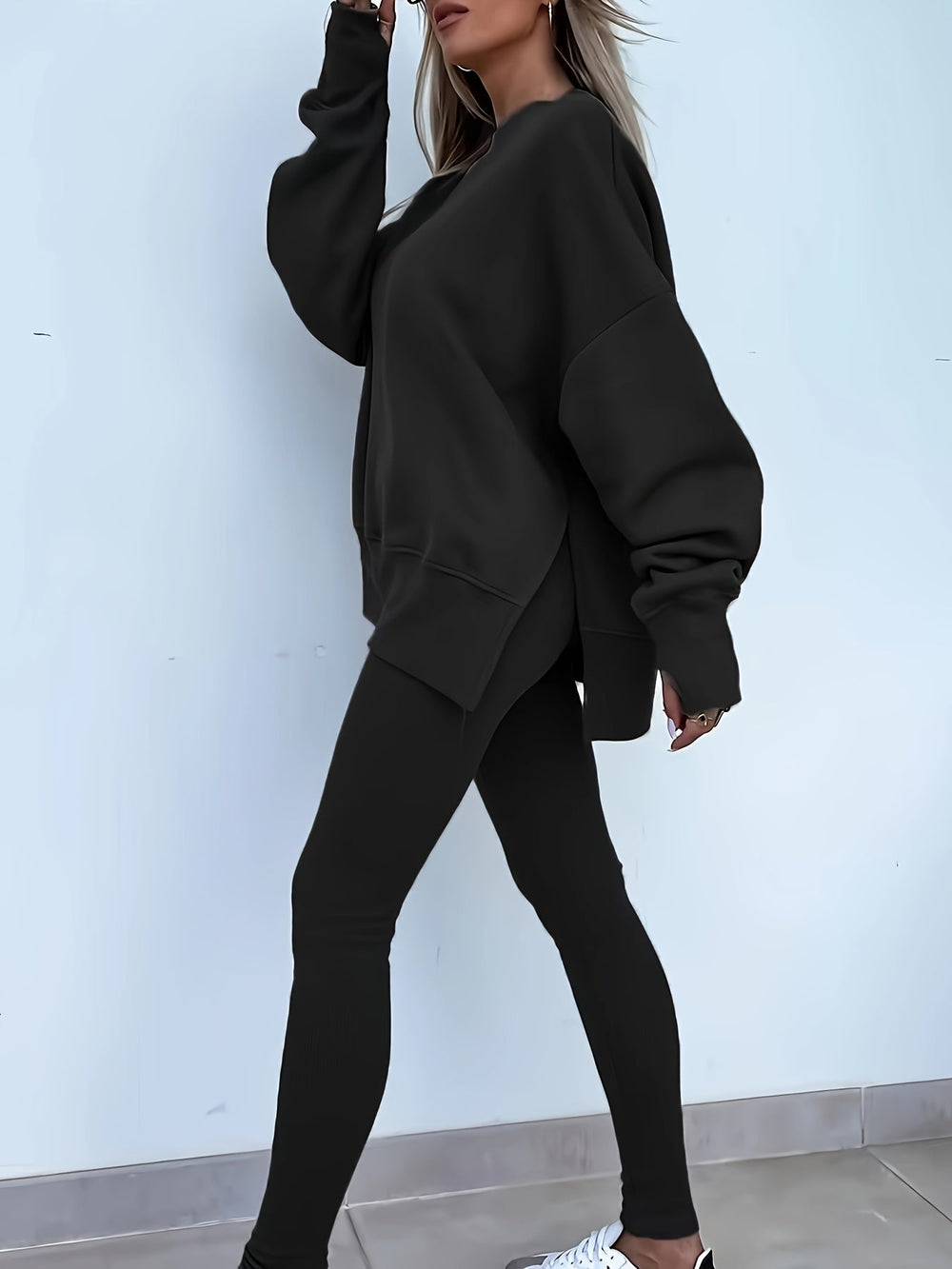 Tilda - Women's Knit Pullover Lounge Set