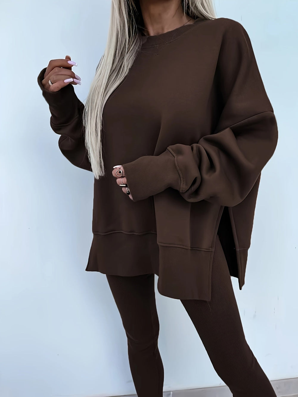 Tilda - Women's Knit Pullover Lounge Set