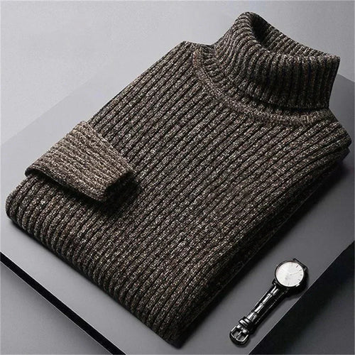 Torsten - Men's Ribbed Knit Turtleneck Sweater