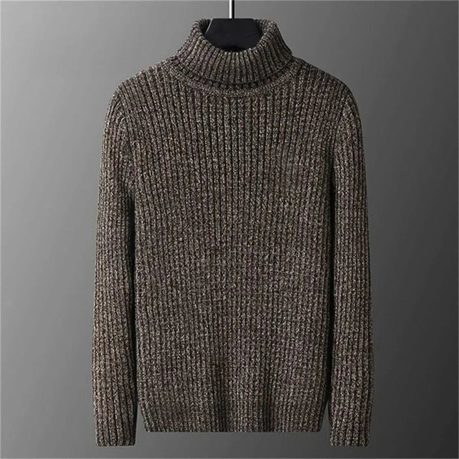 Torsten - Men's Ribbed Knit Turtleneck Sweater