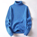 Tristan - Men's Knit Crew Neck Turtleneck Sweater