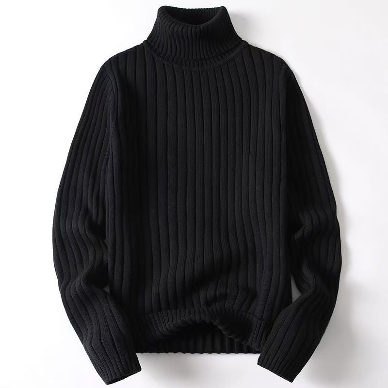 Tristan - Men's Knit Crew Neck Turtleneck Sweater