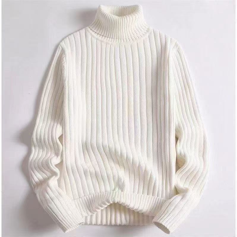 Tristan - Men's Knit Crew Neck Turtleneck Sweater