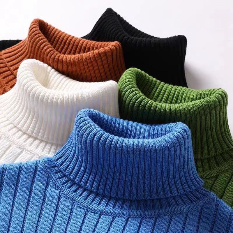 Tristan - Men's Knit Crew Neck Turtleneck Sweater
