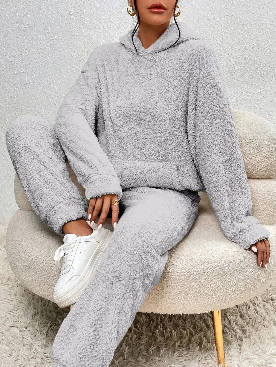 Verity - Women's Knit Two Piece Lounge Set