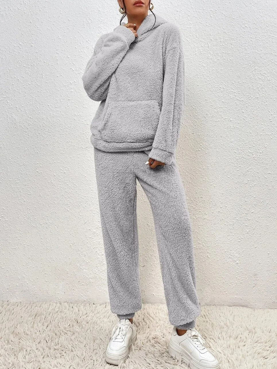 Verity - Women's Knit Two Piece Lounge Set