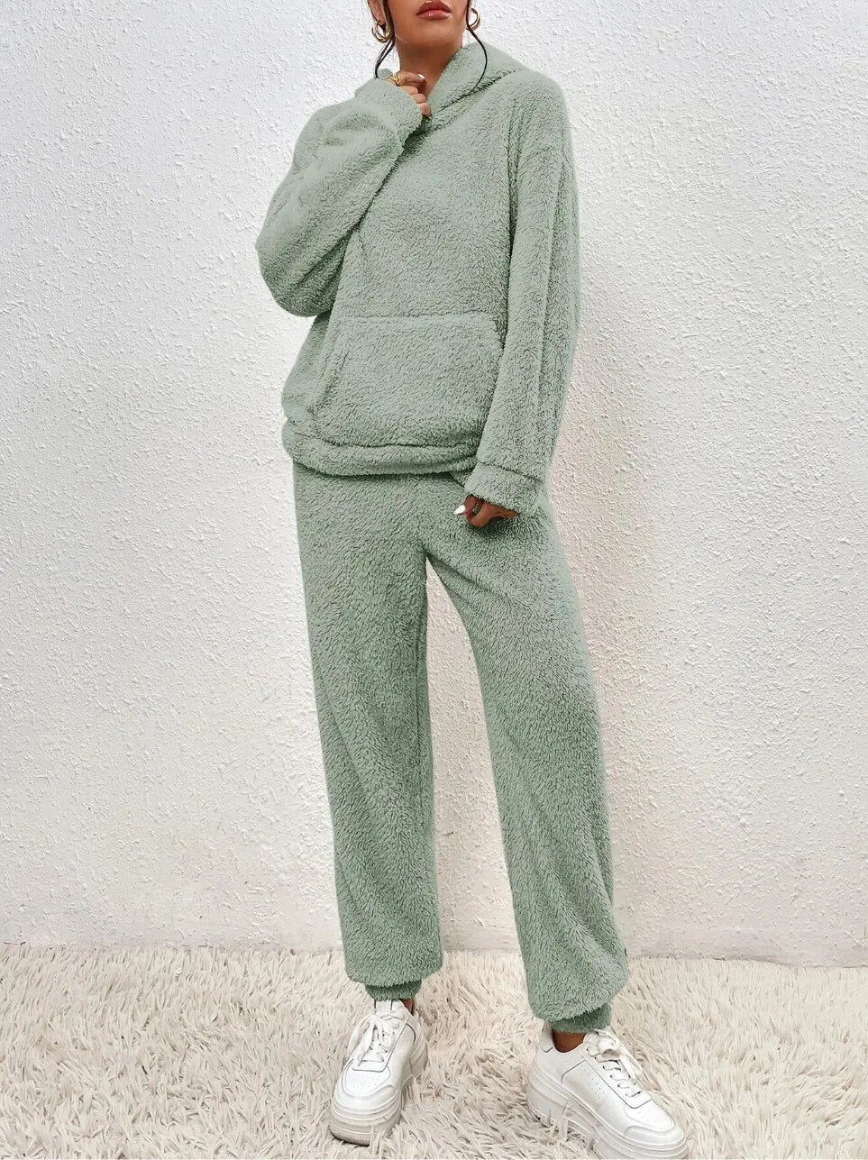 Verity - Women's Knit Two Piece Lounge Set